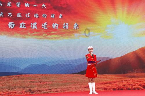 天津书法家走进“好人社区”书写迎春福
